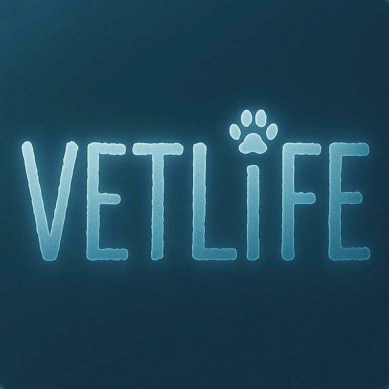 "VetLife" Veterinary Clinic logo